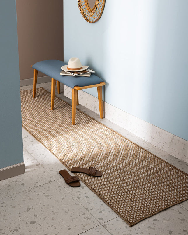 Candide Modern Area Rug in Beige/Ecru