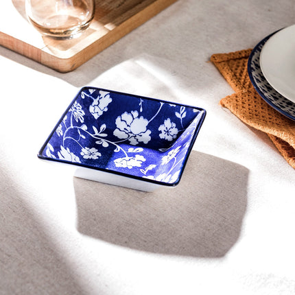 Rêve Bleu Rennes Square Bowl - New Bone China