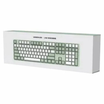 Ugreen KU103 Mechanical Keyboard 108-Key Celery Green