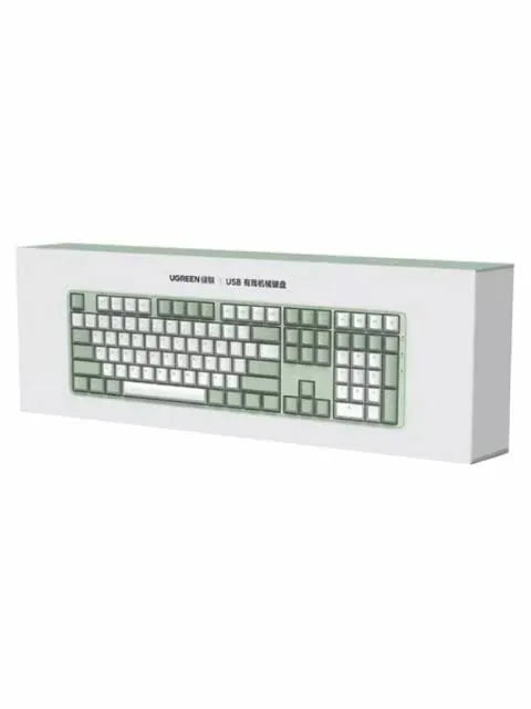 Ugreen KU103 Mechanical Keyboard 108-Key Celery Green