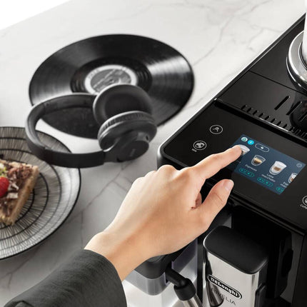 10.12.24.0027DelonghiRivelia Automatic Espresso Machine, Onyx Black