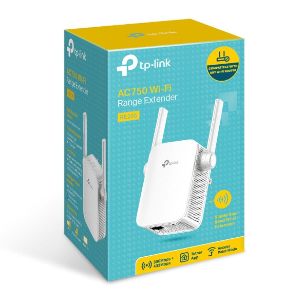  TP-Link RE205 AC750 Wi-Fi Range Extender