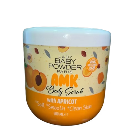 Lady Baby Powder AMK Apricot Body Scrub 500ml