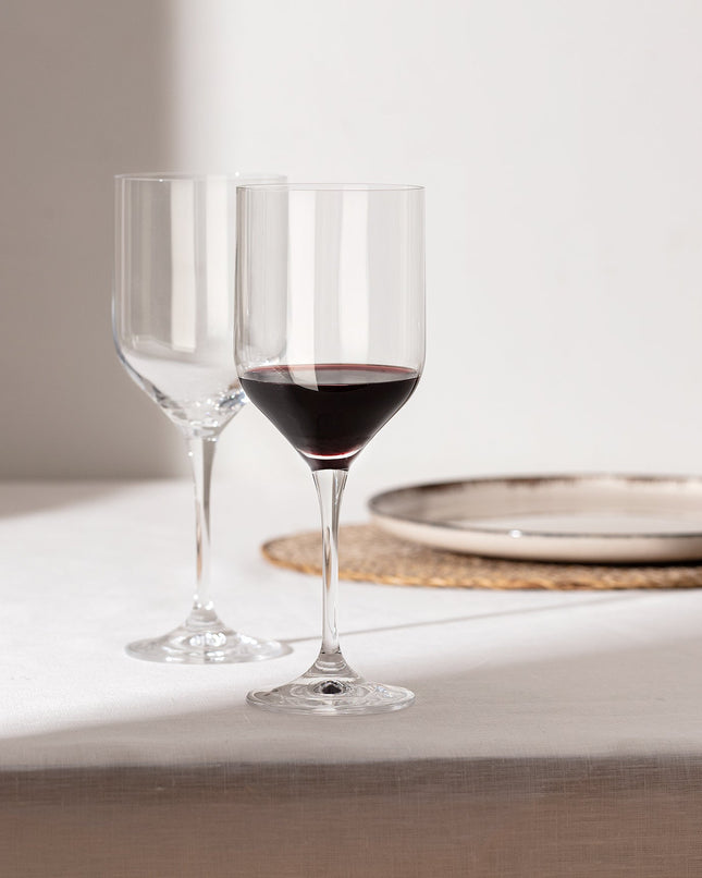 Rachel Crystal Wine Glass Set - 6 Pieces, 400ml
