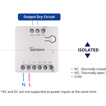 MINI-D SONOFF MINI Dry Wi-Fi Smart Switch | MINI-D