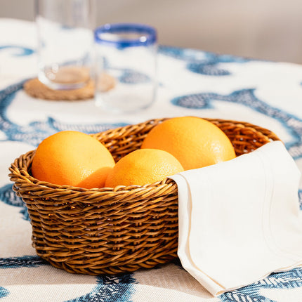 Gemma Medium Natural Woven Storage Basket