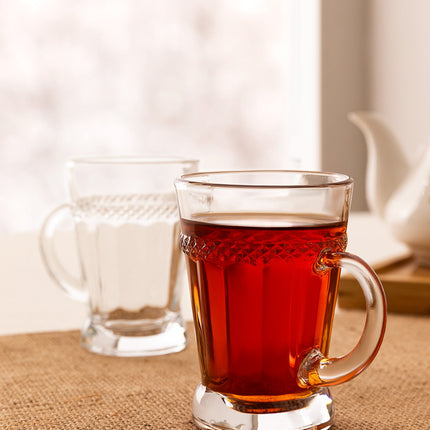 Calais 4-Piece Teacup Set - Classic Porcelain Tea Cups