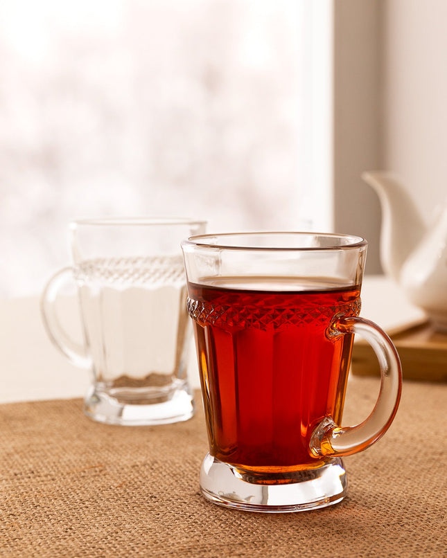Calais 4-Piece Teacup Set - Classic Porcelain Tea Cups