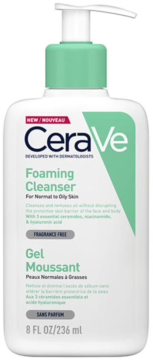 CeraVe Foaming Cleanser for Oily Skin 236mL