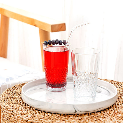 Calisto 4-Piece Clear Water Glass Set – Modern Design