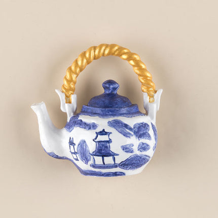 Madame Coco Teapot Refrigerator Magnet Decorative