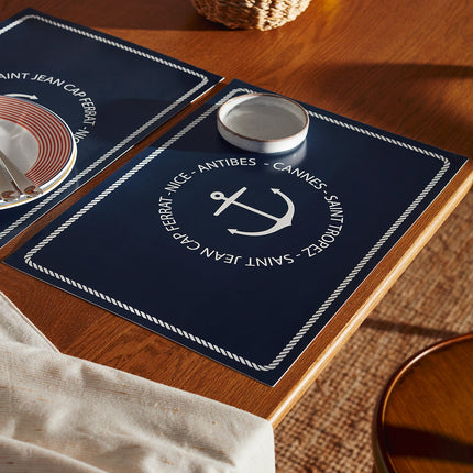 Auhert Yacht Collection 4-Piece Placemat Set