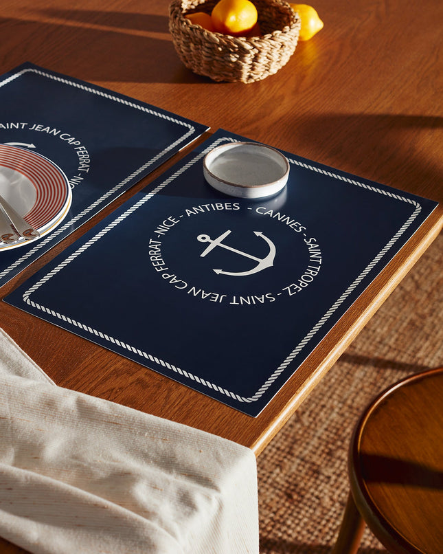 Auhert Yacht Collection 4-Piece Placemat Set