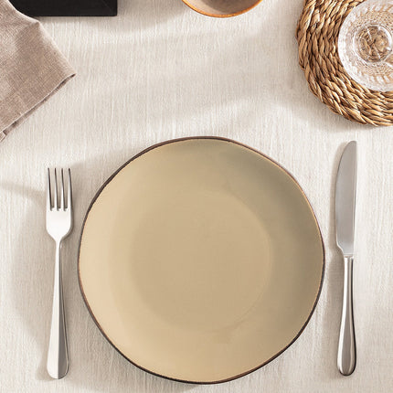 Colores Beige Pasta Plate – Elegant Tableware