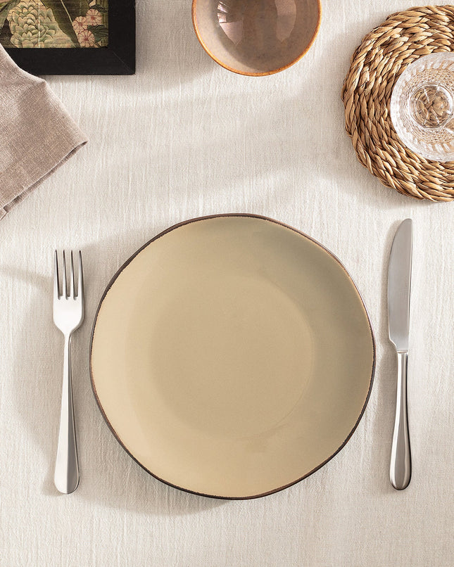 Colores Beige Pasta Plate – Elegant Tableware