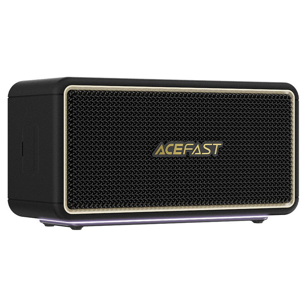 سماعة أيس فاست (Acefast K3 Ultra) بلوتوث خارجية بقوة 120 واط، بيس عميق، مقاومة للماء IPX6، بطارية ضخمة تدوم 15 ساعة، إضاءة RGB وخاصية باور بانك - أسود سماعة أيس فاست (Acefast K3 Ultra) بلوتوث خارجية بقوة 120 واط، بيس عميق، مقاومة للماء IPX6، بطارية ضخمة تدوم 15 ساعة، إضاءة RGB وخاصية باور بانك - أسود