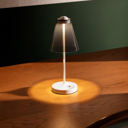 Katia Touch Lampshade Grey/White Modern Lighting