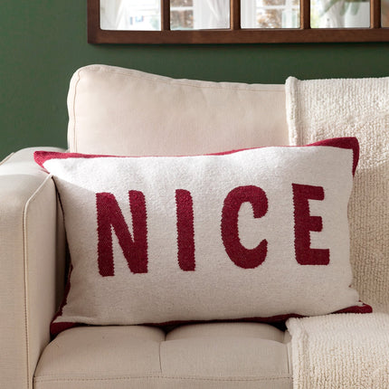 Maura Bone Cushion Cover - Textured Decorative Accent