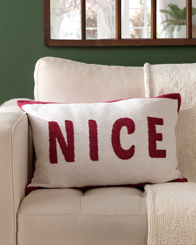 Maura Bone Cushion Cover - Textured Decorative Accent