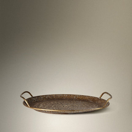 Adela Gold Metal Serving Tray 49x46cm