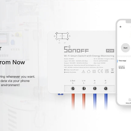 POWR3 SONOFF POWR3 High Power Smart Switch