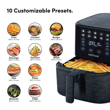 NC-AF205 NutriCook Air Fryer 2 - Black - 5.5L