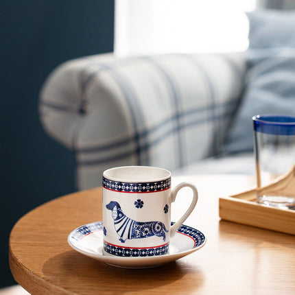 Damien Set of 2 Colorful Coffee Cups - Modern Design