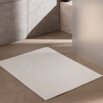 Hotel Collection Stripe Armure White Foot Towel