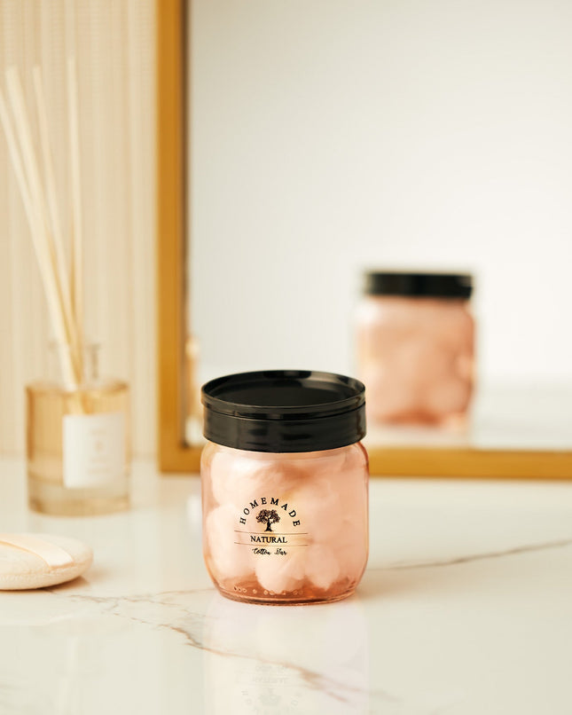 Coudon Pamukluk 425ml Glass Cotton Pad Container