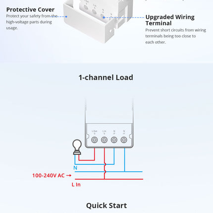 THR316 SONOFF TH Origin Smart Temperature and Humidity Monitoring Switch