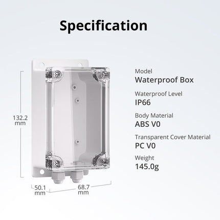 Waterproof Box SONOFF IP66 Waterproof Case