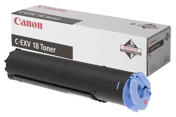 خرطوشة تونر كانون (Canon) أصلية موديل C-EXV18 لون أسود - موثوقية عالية - نصوص حادة - متوافقة مع ماكينات تصوير imageRUNNER iR1018 و iR1022 و iR1024 خرطوشة تونر كانون (Canon) أصلية موديل C-EXV18 لون أسود - موثوقية عالية - نصوص حادة - متوافقة مع ماكينات تصوير imageRUNNER iR1018 و iR1022 و iR1024