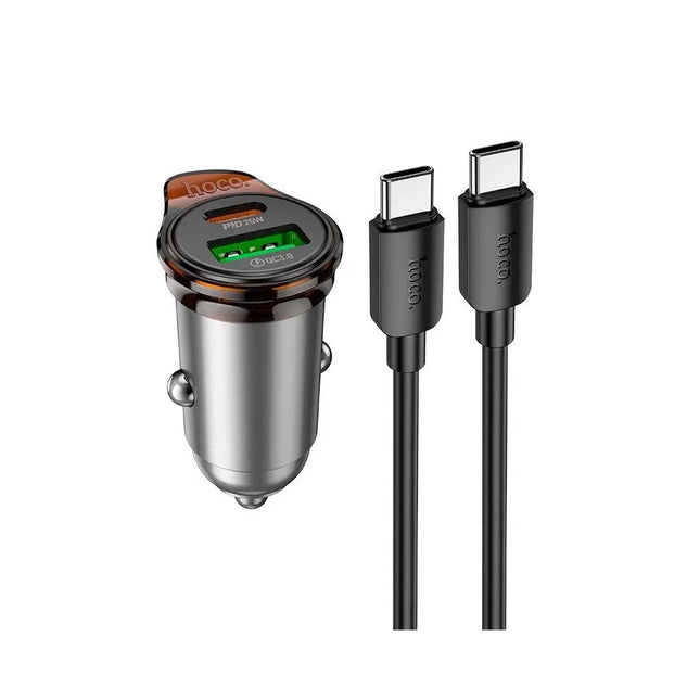 Rigorous NZ16A 43W Dual Port Car Charger PD & QC 3.0