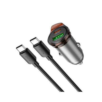 Rigorous NZ16A 43W Dual Port Car Charger PD & QC 3.0