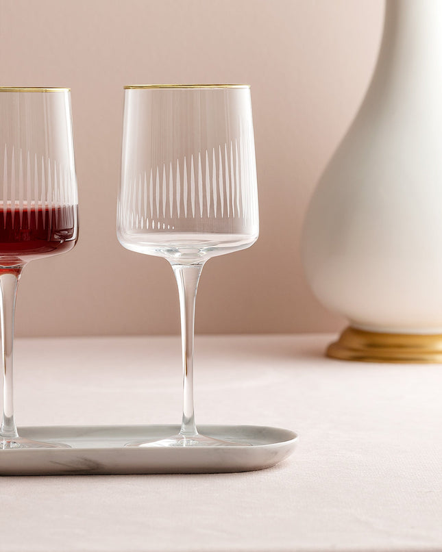 Musette Serenity Gold Wine Glass Set 4 Pieces 320ml