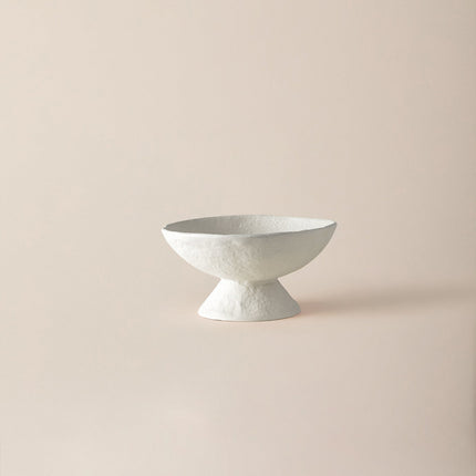 Alice Bowl - Premium Aluminum Decorative White Bowl