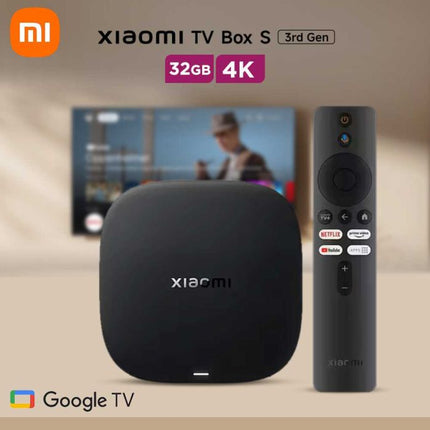 جهاز Xiaomi TV Box S (الجيل الثالث) — بث ذكي بدقة 4K مع Google TV