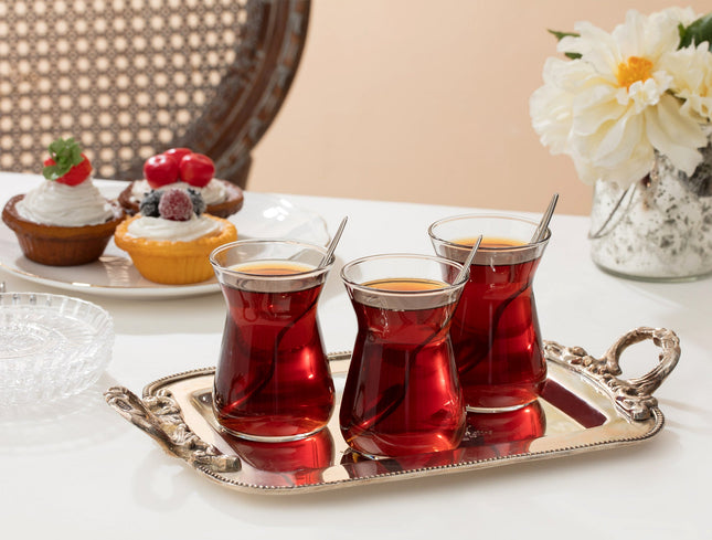 Madame Coco Francessa 6-Piece Tea Glass Set