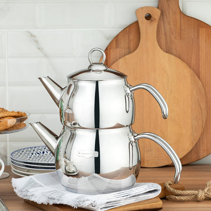 Karlotte Medium Stainless Steel Teapot Set
