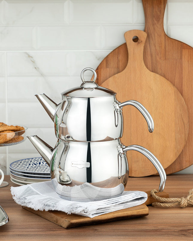Karlotte Medium Stainless Steel Teapot Set