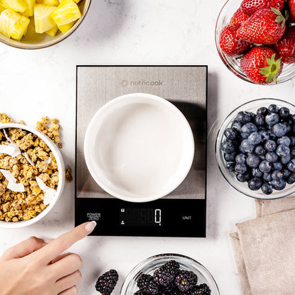 KS205S-ME NutriCook Kitchen Scale - Stainless Steel