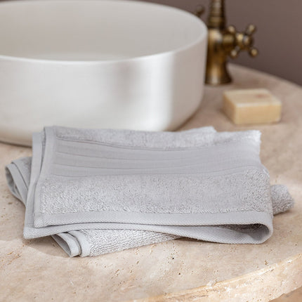 Martha TENCEL Face Towel Light Gray Luxury Skincare
