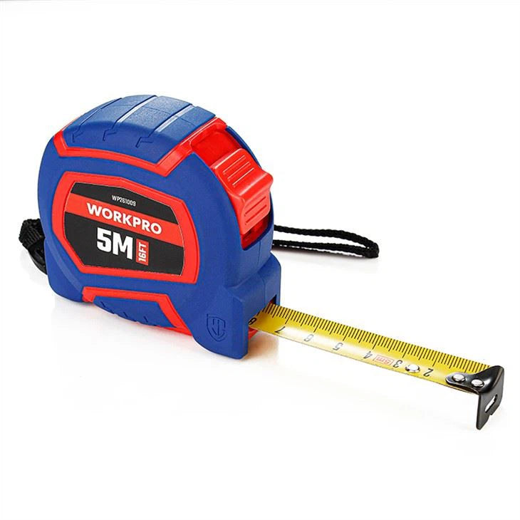 متر قياس WORKPRO بطول 5 أمتار و7.5 أمتار مغطى بالنايلون متر قياس WORKPRO بطول 5 أمتار و7.5 أمتار مغطى بالنايلون