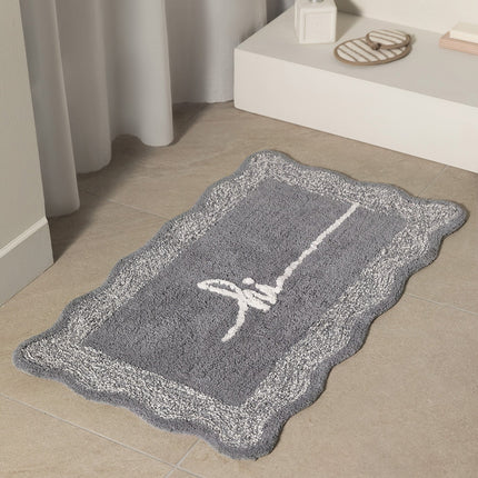 Gordes Gray Bath Mat – Soft Luxurious Bathroom Comfort