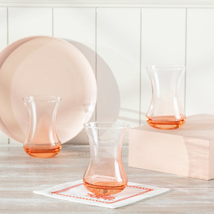Madame Coco Lavem Orange World 6-Piece Tea Glass Set