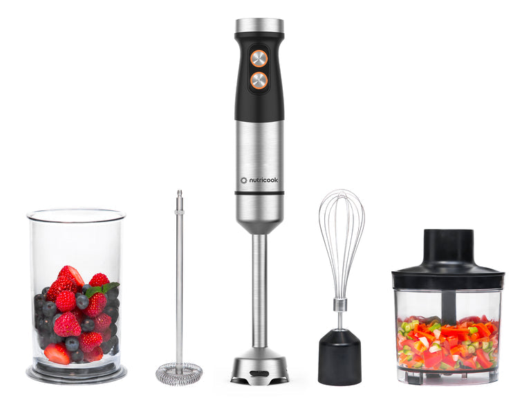 NUTRICOOK Smart Hand Blender | 1000W Motor | Multiple Attachments NUTRICOOK Smart Hand Blender | 1000W Motor | Multiple Attachments