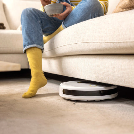 مكنسة وممسحة الروبوت الذكية كارشر (Karcher) RCV 2 - تنظيف ذاتي مع نظام ملاحة ليزر ذكي