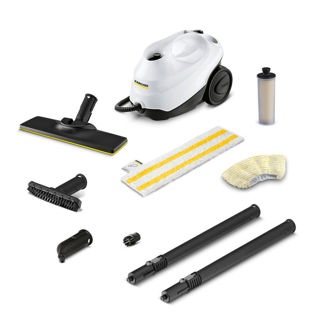 جهاز التنظيف بالبخار كارشر (Karcher) SC 3 EasyFix - تسخين سريع وتنظيف صحي بدون مواد كيميائية