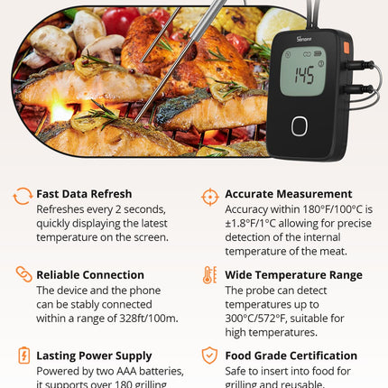 BMT01 SONOFF BBQ Meat Thermometer | BMT01