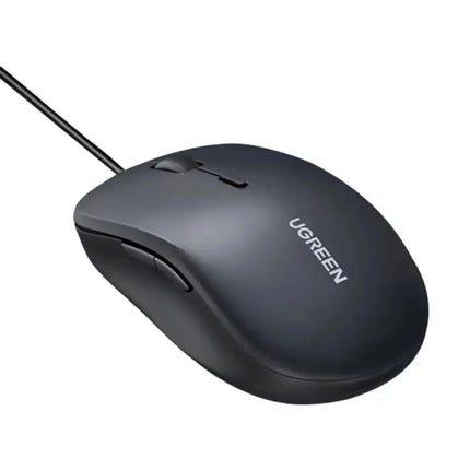 Ugreen MU002 Wired Silent Mouse Black - Ergonomic Design